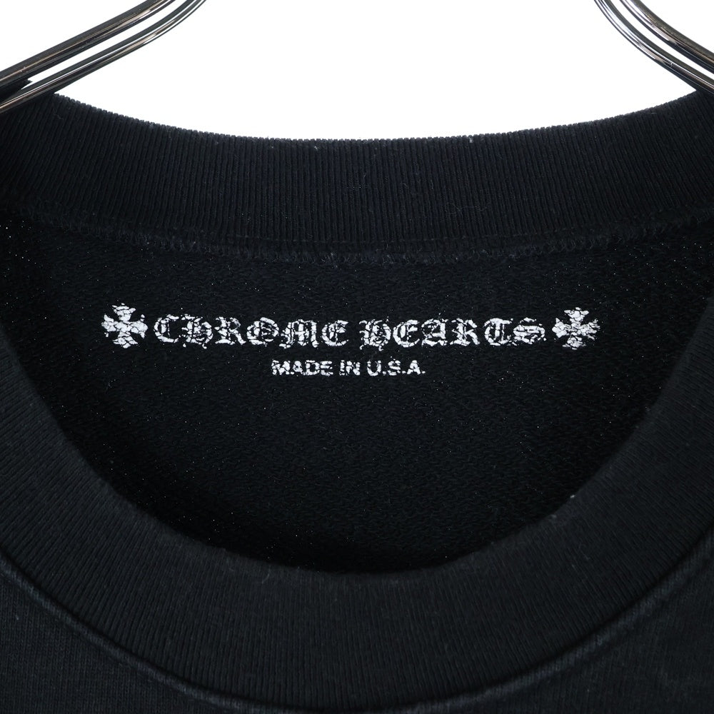 CHROME HEARTS(クロムハーツ) ×MATTY BOY PPO STAY FAST RACE TEAM SWTSHRT ステイファストプリントクルーネックスウェット トレーナー ブラック