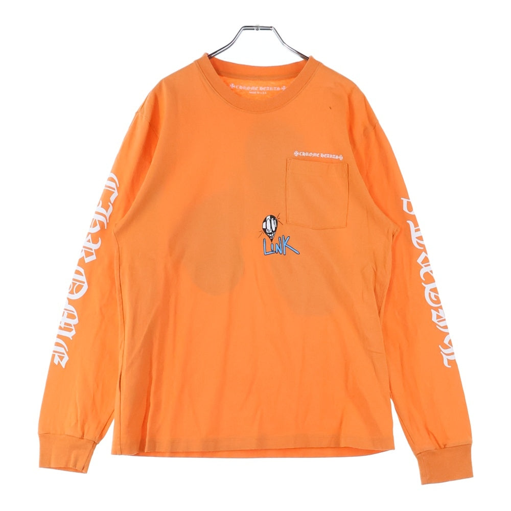 CHROME HEARTS(クロムハーツ) ×MATTY BOY PPO LINK BUILD LS Tee マッティボーイ リンク ビルド 長袖Tシャツ ロンT オレンジ