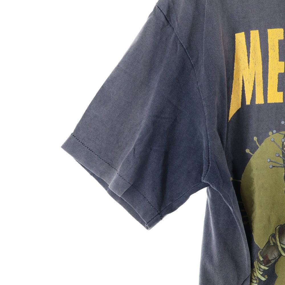 VINTAGE(ヴィンテージ) 90S VINTAGE METALLICA PUSHEAD FIXXXER ヴィンテージ メタリカ パスヘッド フィクサー 両面プリント クルーネック半袖Tシャツ カットソー チャコールグレー