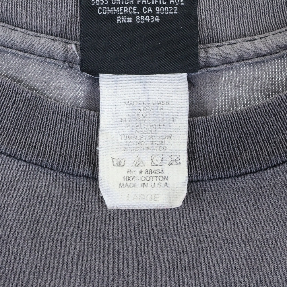 VINTAGE(ヴィンテージ) 90S VINTAGE METALLICA PUSHEAD FIXXXER ヴィンテージ メタリカ パスヘッド フィクサー 両面プリント クルーネック半袖Tシャツ カットソー チャコールグレー