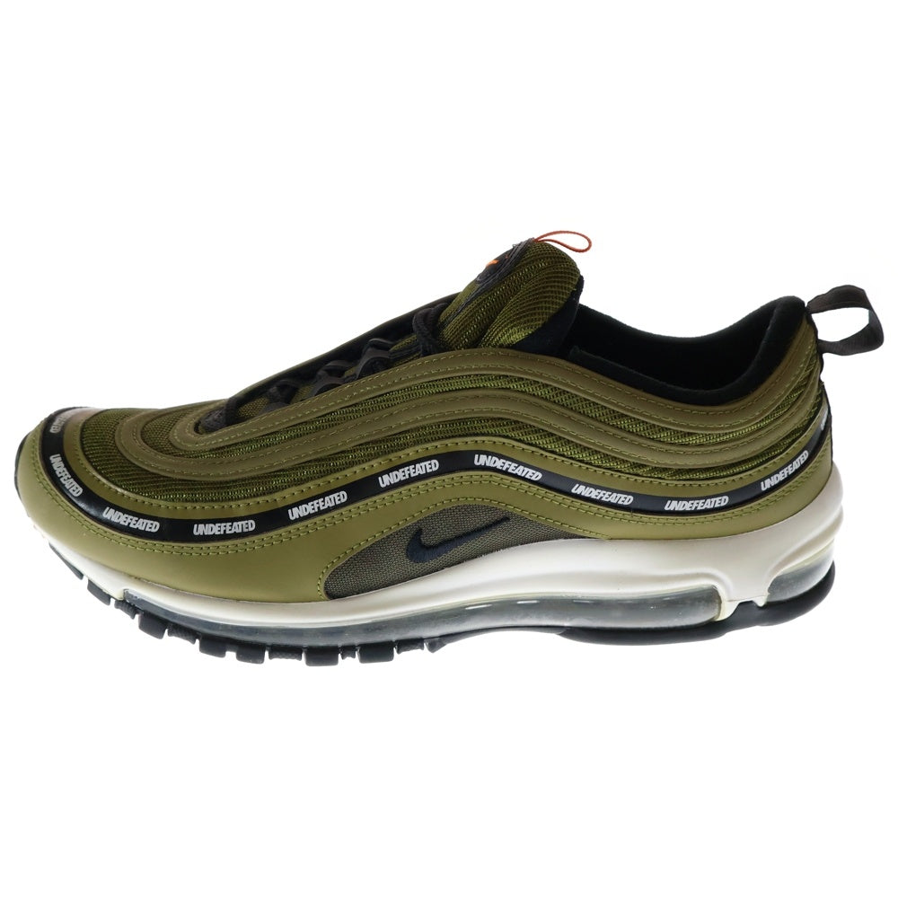 NIKE(ナイキ) ×UNDEFEATED AIR MAX 97 OLIVE アンディフィーテッド エアマックス 97 ローカットスニーカー カーキ US11/29cm DC4830-300