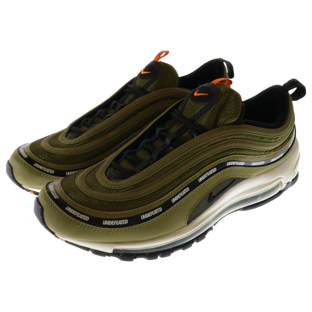 NIKE(ナイキ) ×UNDEFEATED AIR MAX 97 OLIVE アンディフィーテッド エアマックス 97 ローカットスニーカー カーキ US11/29cm DC4830-300