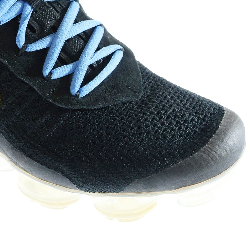 NIKE(ナイキ) ×OFF-WHITE AIR VAPORMAX FLYKNIT オフホワイト エア ヴェイパーマックス フライニット ローカットスニーカー ブラック US9/27cm AA3831-002