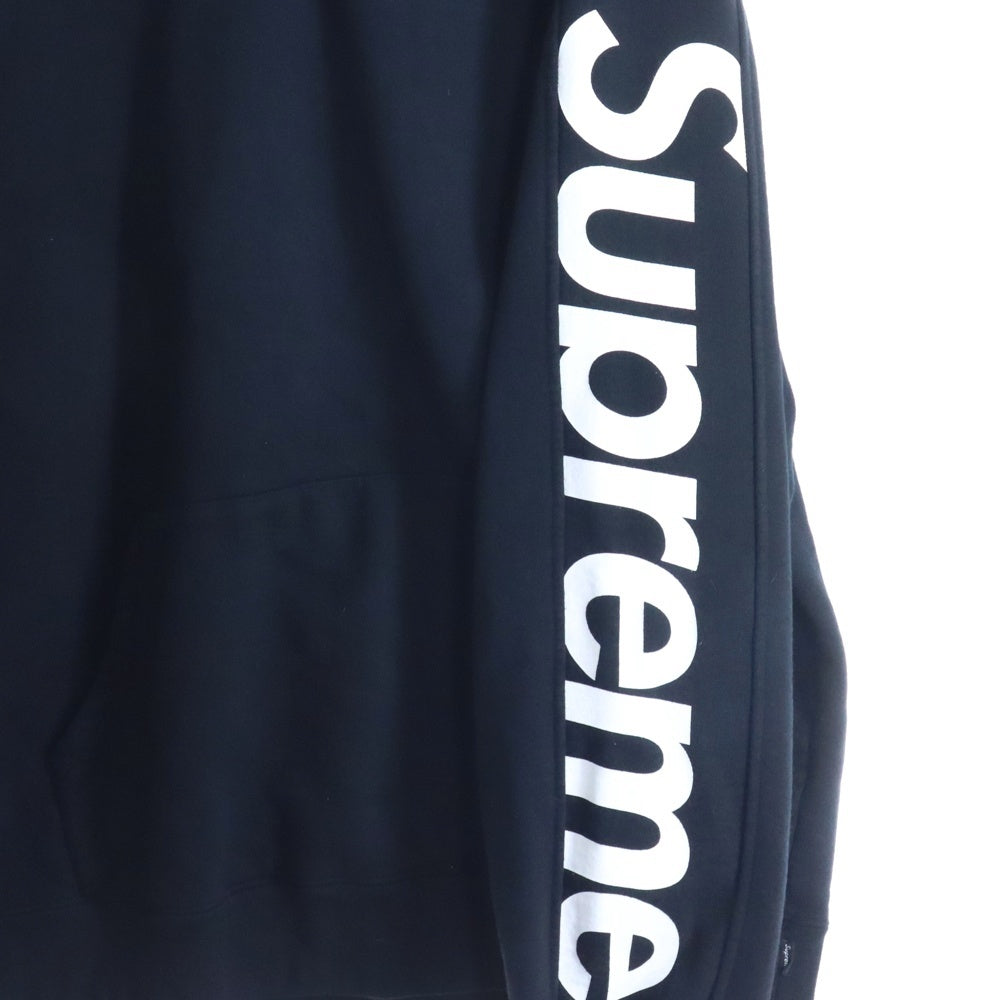 SUPREME(シュプリーム) 18SS Sideline Hooded Sweatshirt サイドライン スウェットフーディ プルオーバーパーカー ブラック
