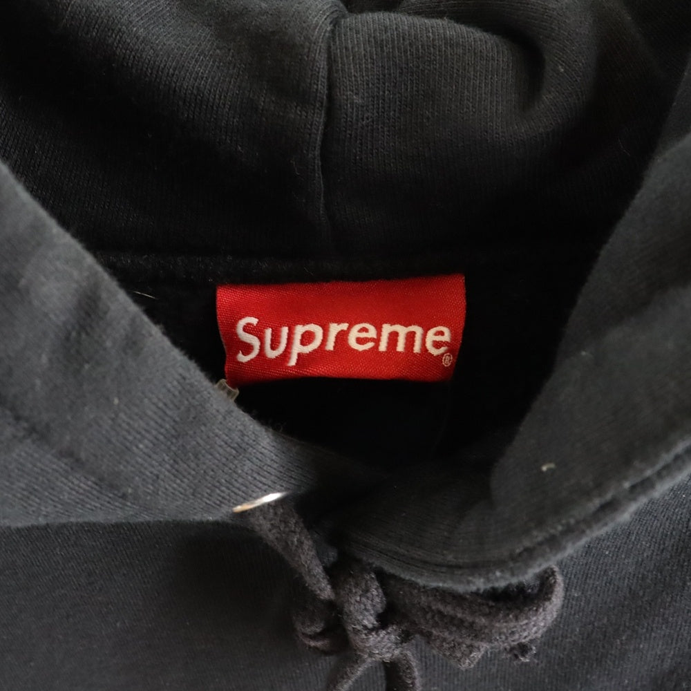 SUPREME(シュプリーム) 18SS Sideline Hooded Sweatshirt サイドライン スウェットフーディ プルオーバーパーカー ブラック
