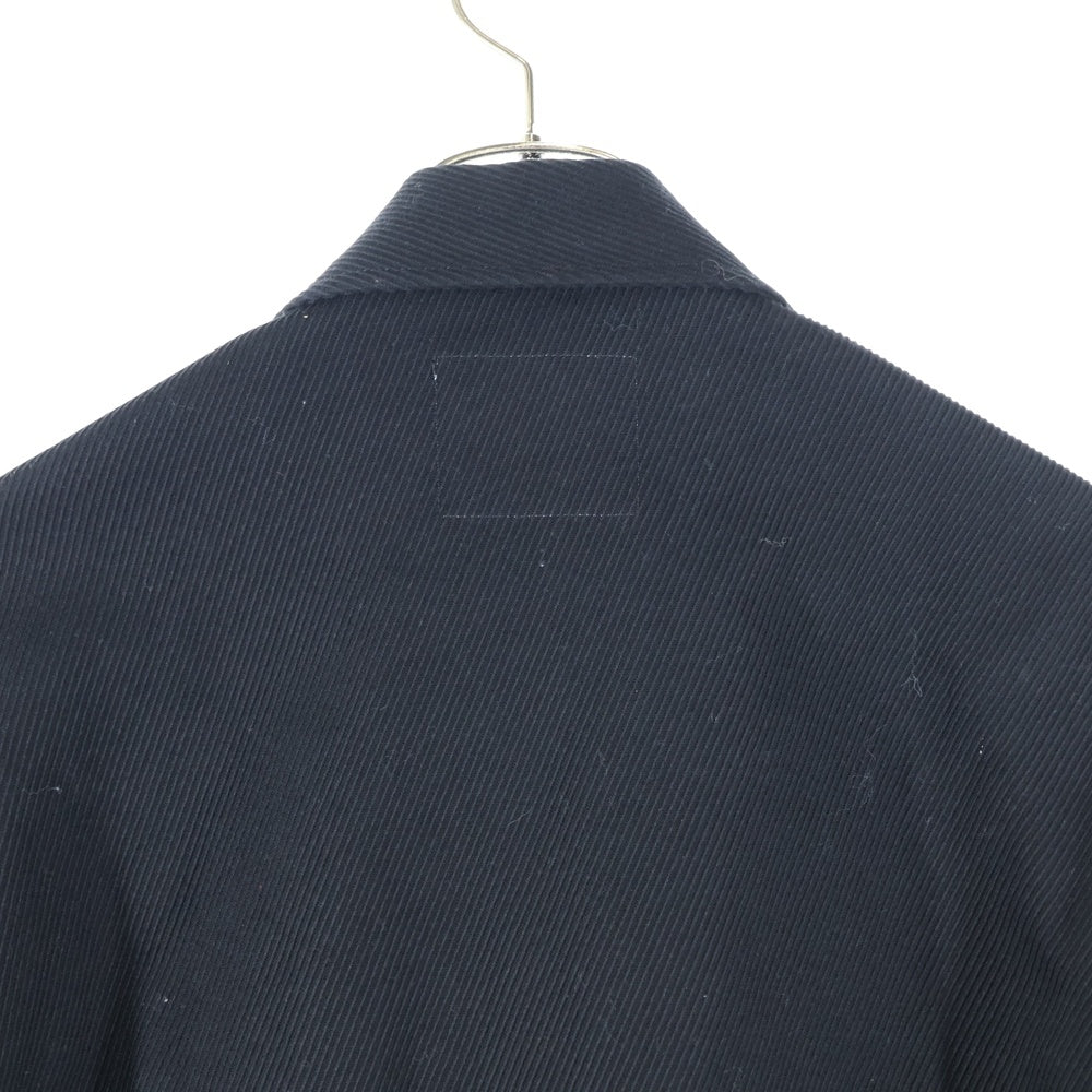 Sacai(サカイ) 20AW コントラストディティール ナイロン切替 ドッキングシャツ ブラック 20-02435M