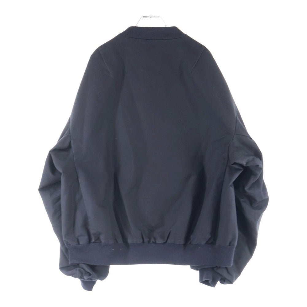 LAD MUSICIAN(ラッドミュージシャン) 18AW DOUBLE ARMY CLOTH ダブルアーミークロス ジップアップジャケット ブルゾン ブラック 2218-353