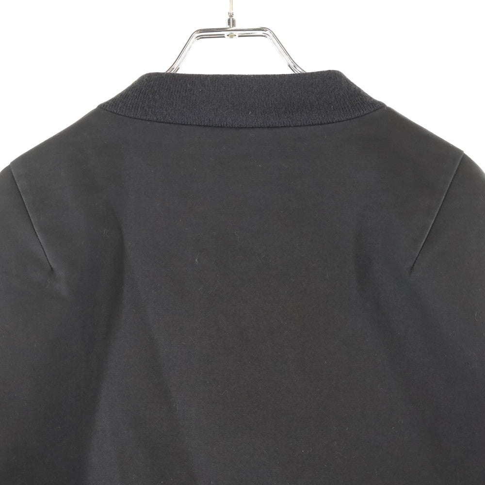 LAD MUSICIAN(ラッドミュージシャン) 18AW DOUBLE ARMY CLOTH ダブルアーミークロス ジップアップジャケット ブルゾン ブラック 2218-353