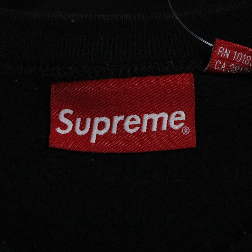 SUPREME(シュプリーム) 20AW Small box logo Crewneck スモールボックスロゴ クルーネック スウェットトレーナー ブラック