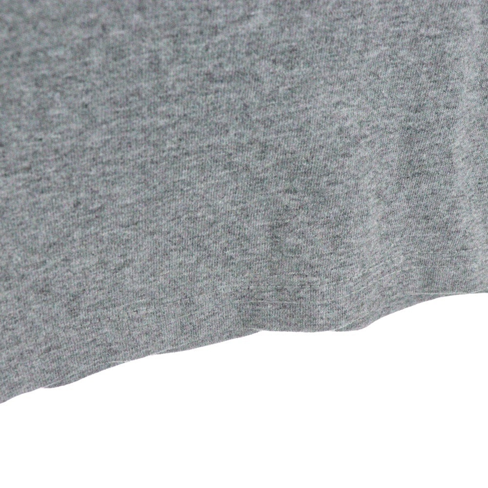 STUSSY(ステューシー) 00s OLD STUSSY KNOWLEDGE IS KING オールドステューシー グラフィックプリント クルーネック 半袖Tシャツ カットソー グレー