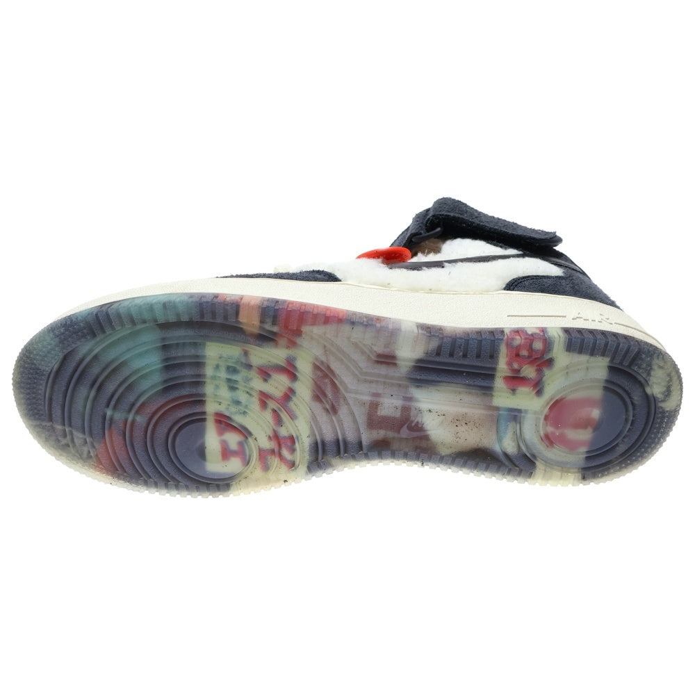 NIKE(ナイキ) AIR FORCE 1 MID 07 PREMIUM エアフォース1 プレミアム ココナッツ ミドルカットスニーカー シューズ ホワイト/グレー US10.5/28.5cm DO2123-113