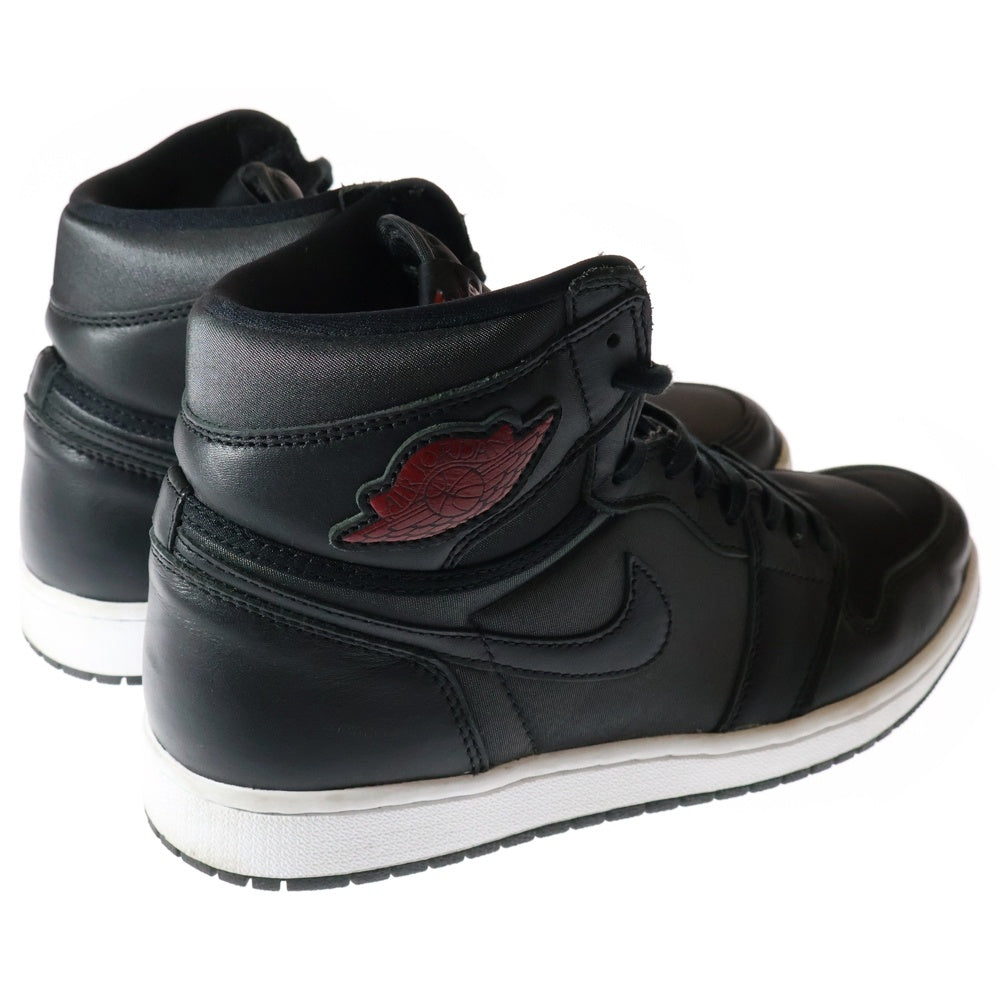 NIKE(ナイキ) AIR JORDAN 1 RETRO HIGH OG BLACK GYM RED エアジョーダン1 ブラック ジム レッド ハイカットスニーカー ブラック US10.5/28.5cm 555088-060