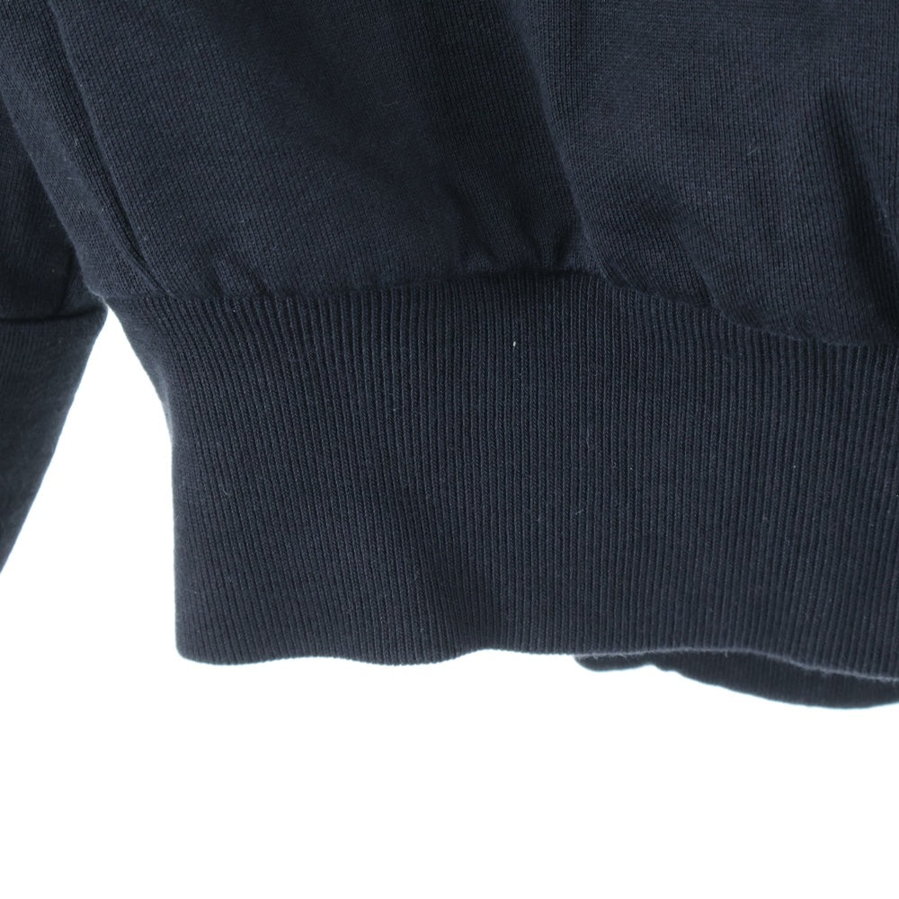 Y-3(ワイスリー) 19SS SKULL HOODIE バックスカルエンブロイダリー サイドライン ジップアップ フーディ ブラック DZ4564