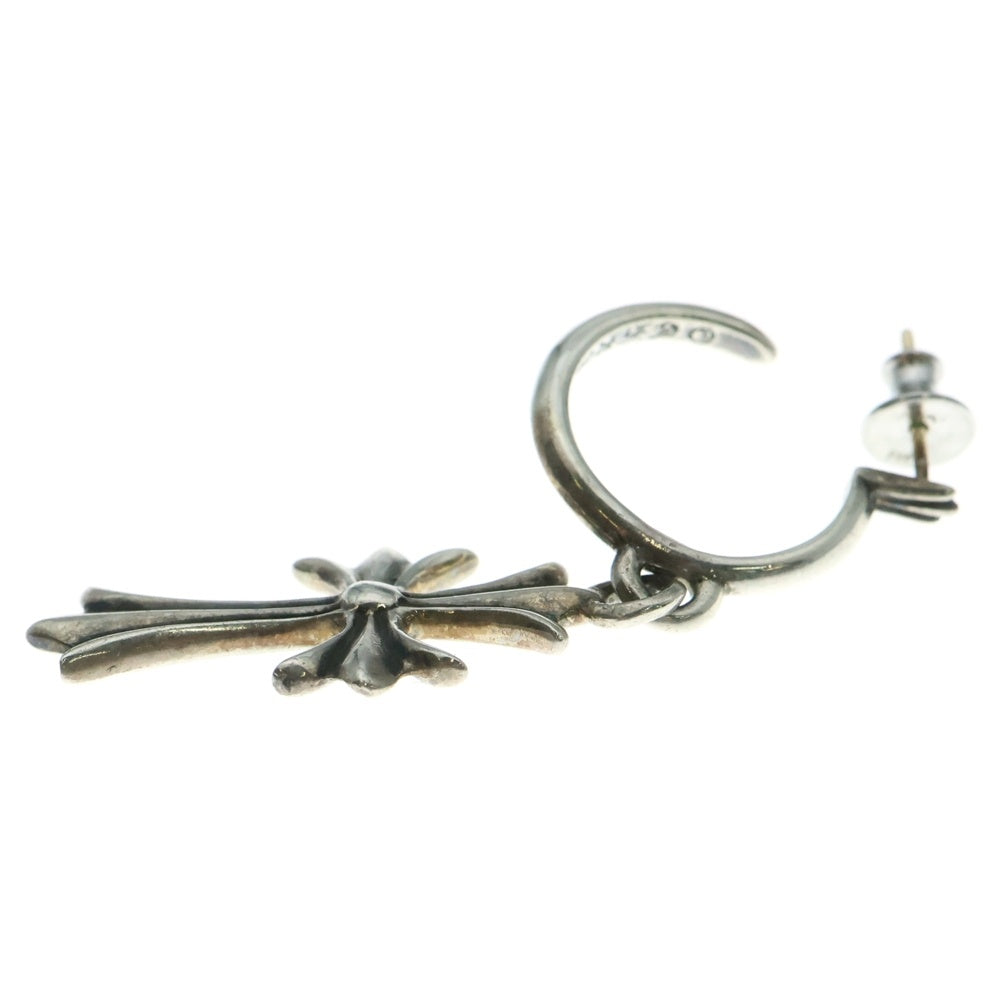 CHROME HEARTS(クロムハーツ) TINY CH CROSS タイニーCHクロス フープピアス シルバー BCA115