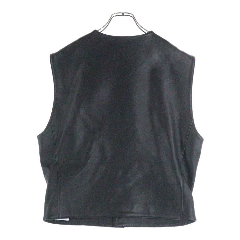 ALEXANDER WANG(アレキサンダーワン) Motorbiker Vest バイカー レザー ベスト ブラック 6WC3232012