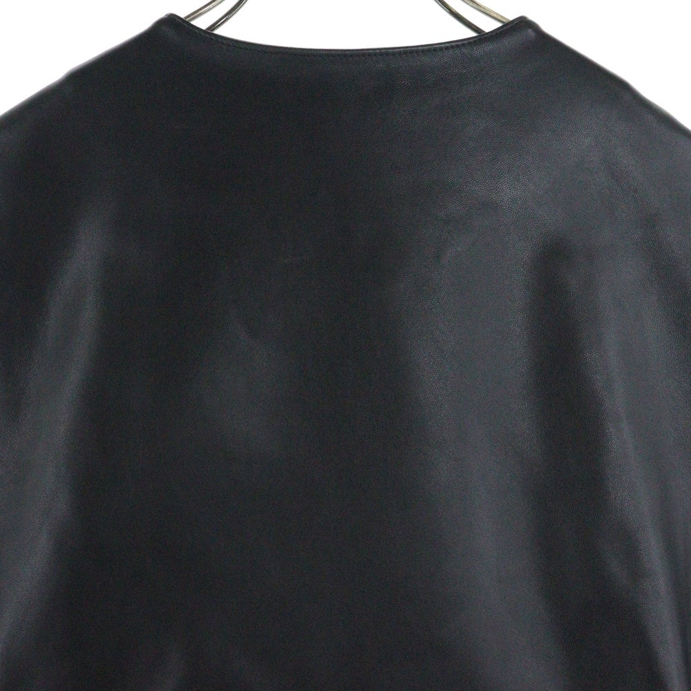 ALEXANDER WANG(アレキサンダーワン) Motorbiker Vest バイカー レザー ベスト ブラック 6WC3232012