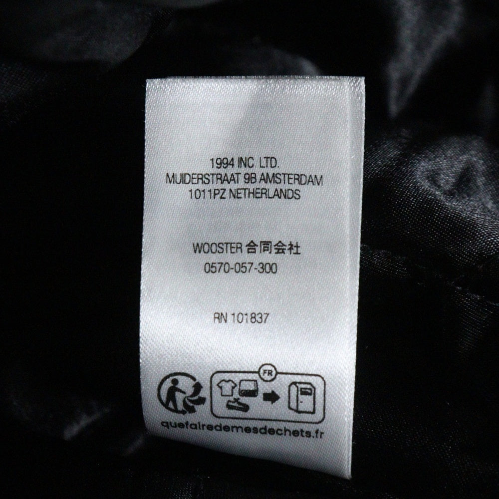 SUPREME(シュプリーム) 24AW ×Martine Rose Leather Jacket マーティンローズ レザー ジップアップ ジャケット ブラック