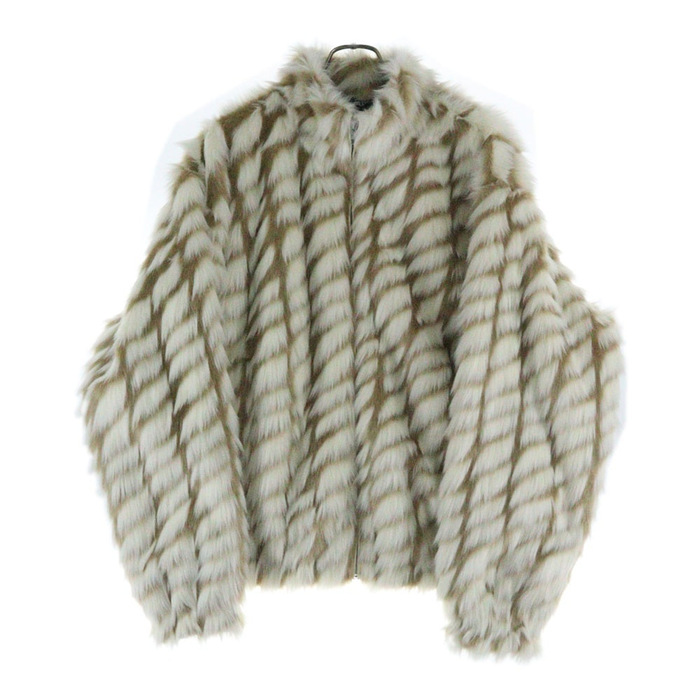 SUPREME(シュプリーム) 25SS Faux Fur Jacket ジップアップ フェイクファージャケット ベージュ