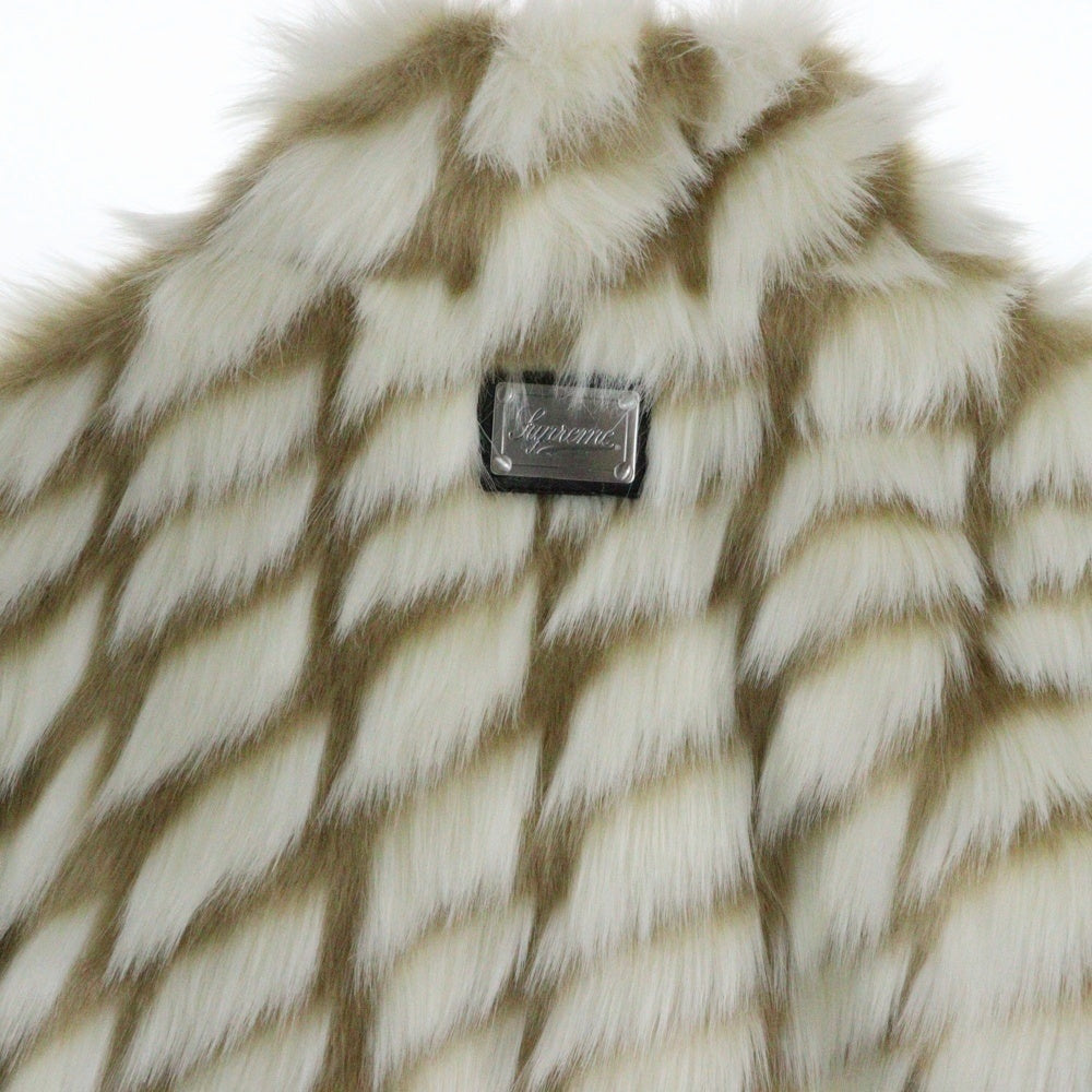 SUPREME(シュプリーム) 25SS Faux Fur Jacket ジップアップ フェイクファージャケット ベージュ