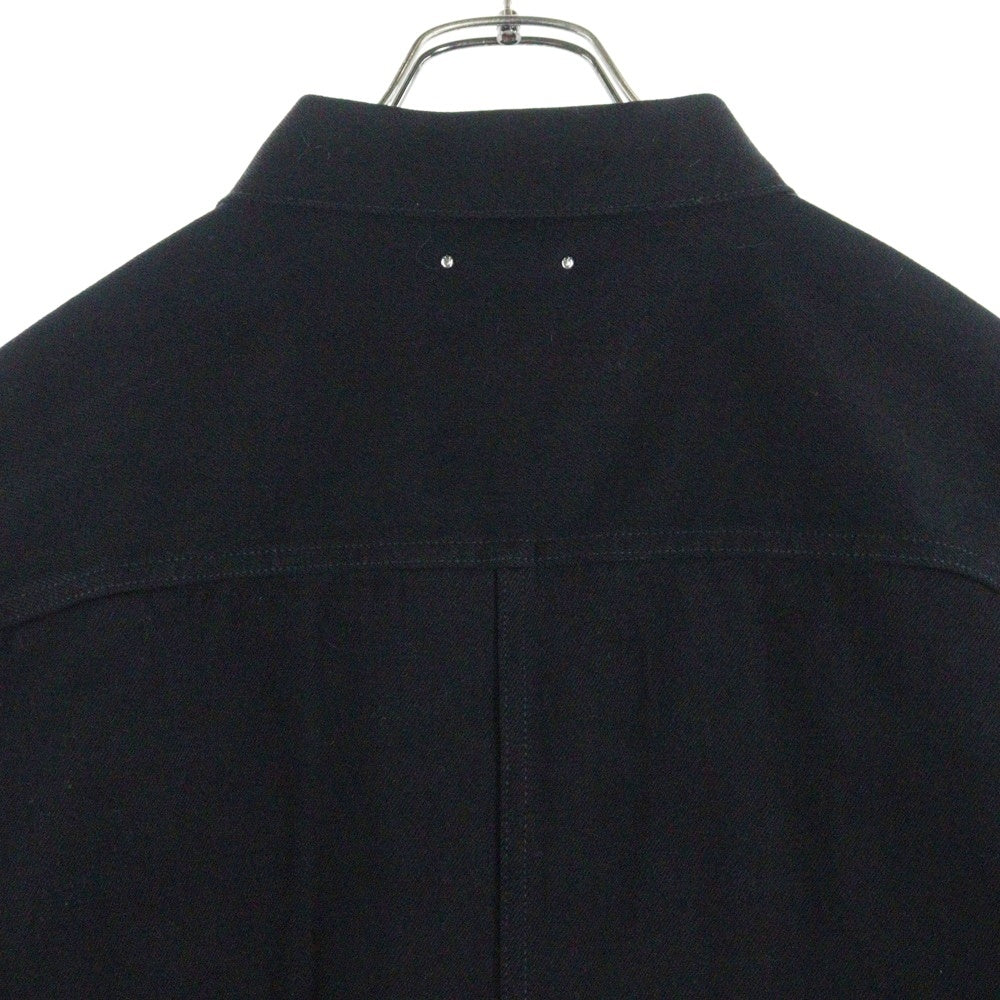 UNDERCOVER(アンダーカバー) 24AW ×MINEDENIM Leather Sleeve Denim Jacket マインデニム レザースリーブ切替 デニム ジャケット ブラック UC2D9208