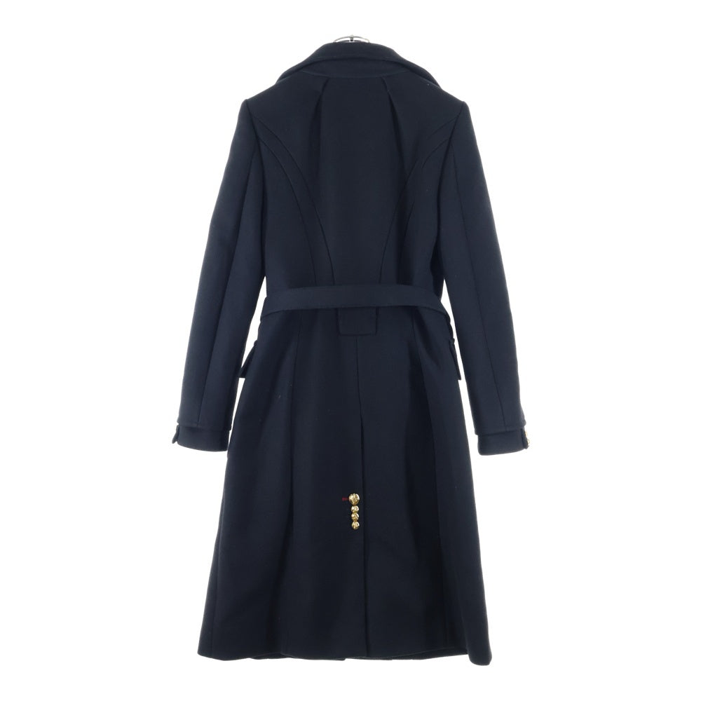LOUIS VUITTON(ルイヴィトン) 06AW ベルト付カシミヤロングコート レディース ブラック RW062A WJCO08WAV