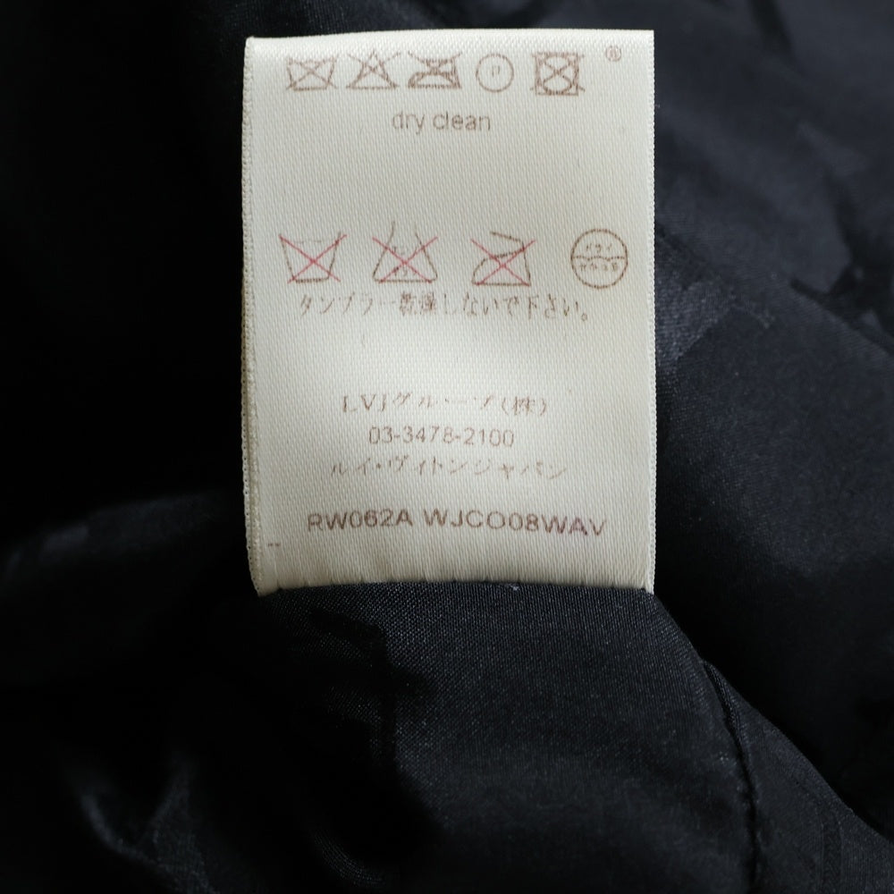 LOUIS VUITTON(ルイヴィトン) 06AW ベルト付カシミヤロングコート レディース ブラック RW062A WJCO08WAV