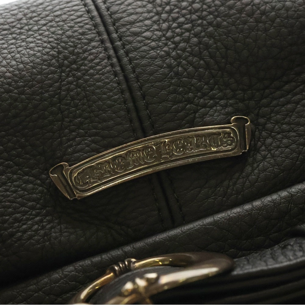 CHROME HEARTS(クロムハーツ) #1 SNAT PACK スナットパック ダガージップ ガンスリンガーベルト レザーウエストバッグ ブラック BCA378
