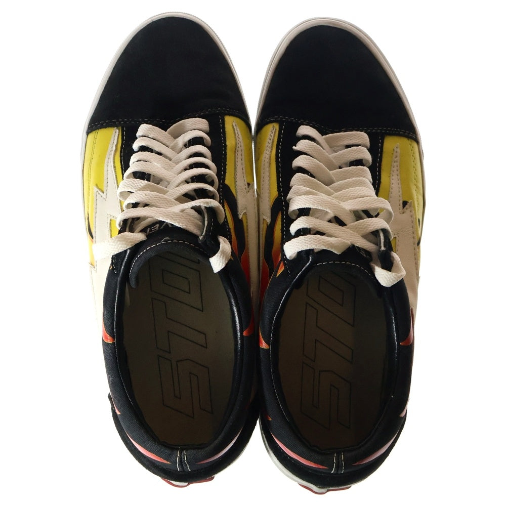 VANS(ヴァンズ) ×Revenge×Storm CLASSIC PLUS FLAME リベンジストーム クラシック プラス フレイム ローカットスニーカー マルチ US12/30cm