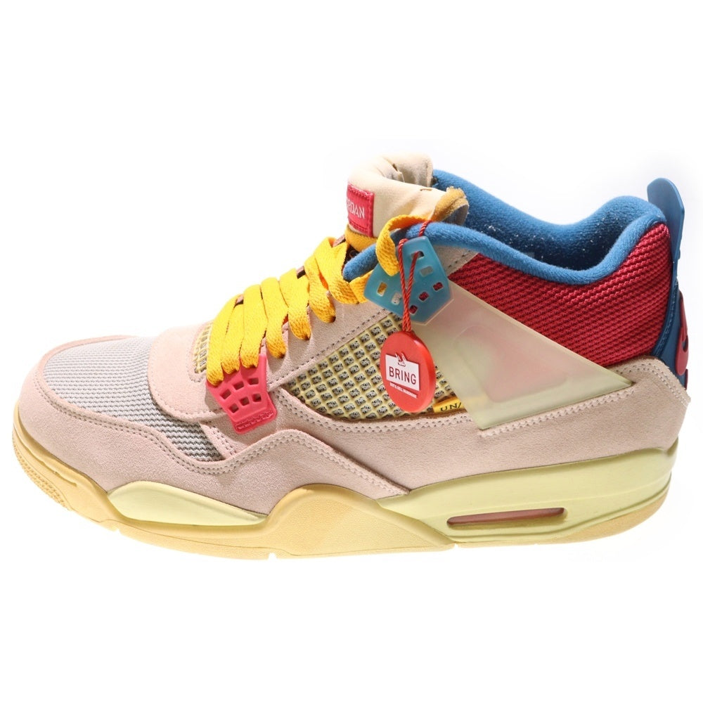 NIKE(ナイキ) ×UNION AIR JORDAN 4 GUAVA ICE ユニオン エアジョーダン4 グァバアイス ハイカットスニーカー マルチ US12.5/30.5cm DC9533-800