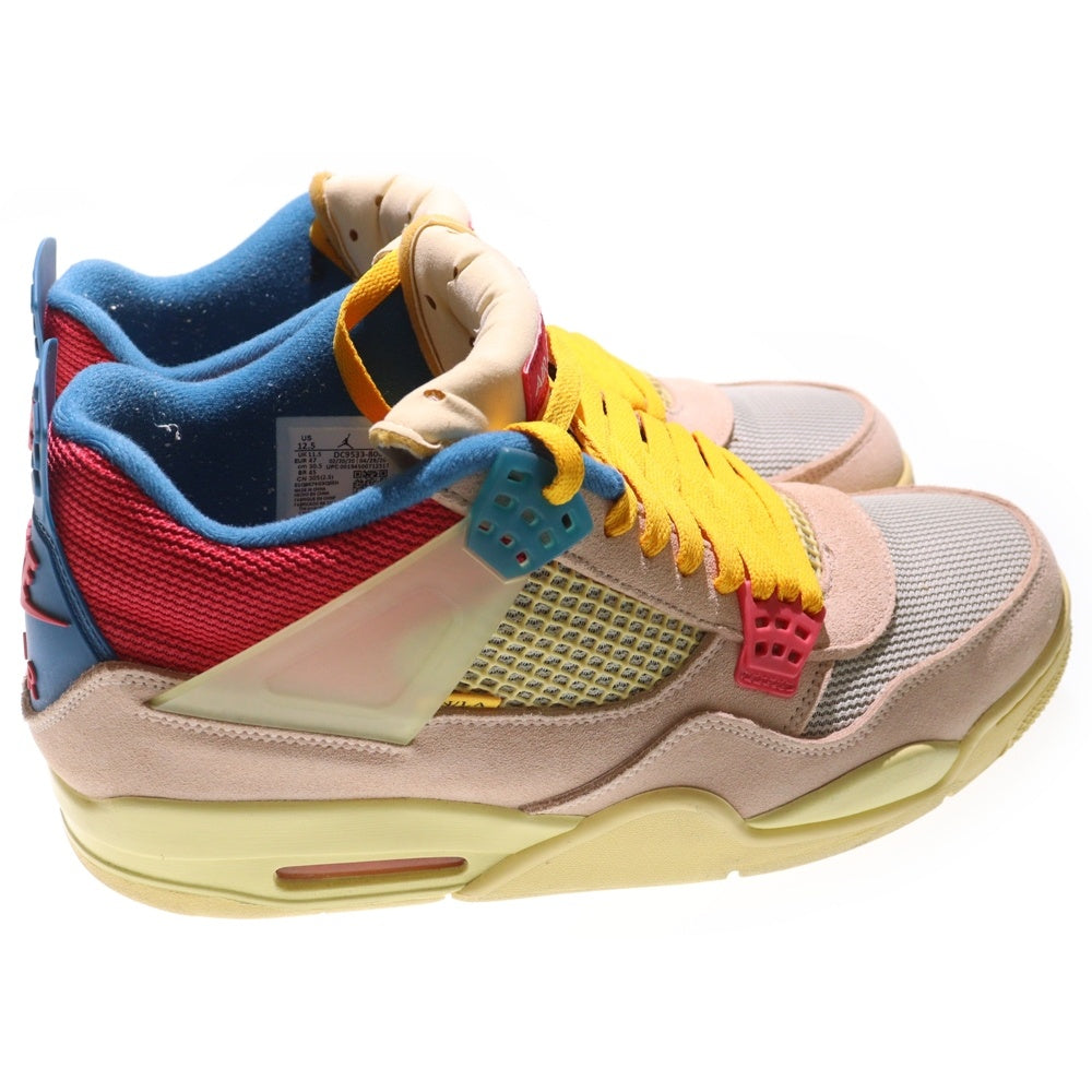 NIKE(ナイキ) ×UNION AIR JORDAN 4 GUAVA ICE ユニオン エアジョーダン4 グァバアイス ハイカットスニーカー マルチ US12.5/30.5cm DC9533-800