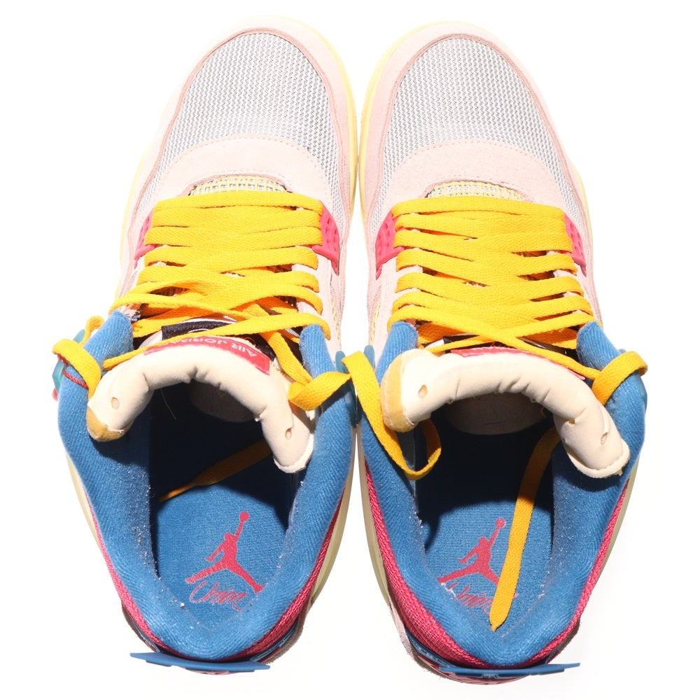 NIKE(ナイキ) ×UNION AIR JORDAN 4 GUAVA ICE ユニオン エアジョーダン4 グァバアイス ハイカットスニーカー マルチ US12.5/30.5cm DC9533-800