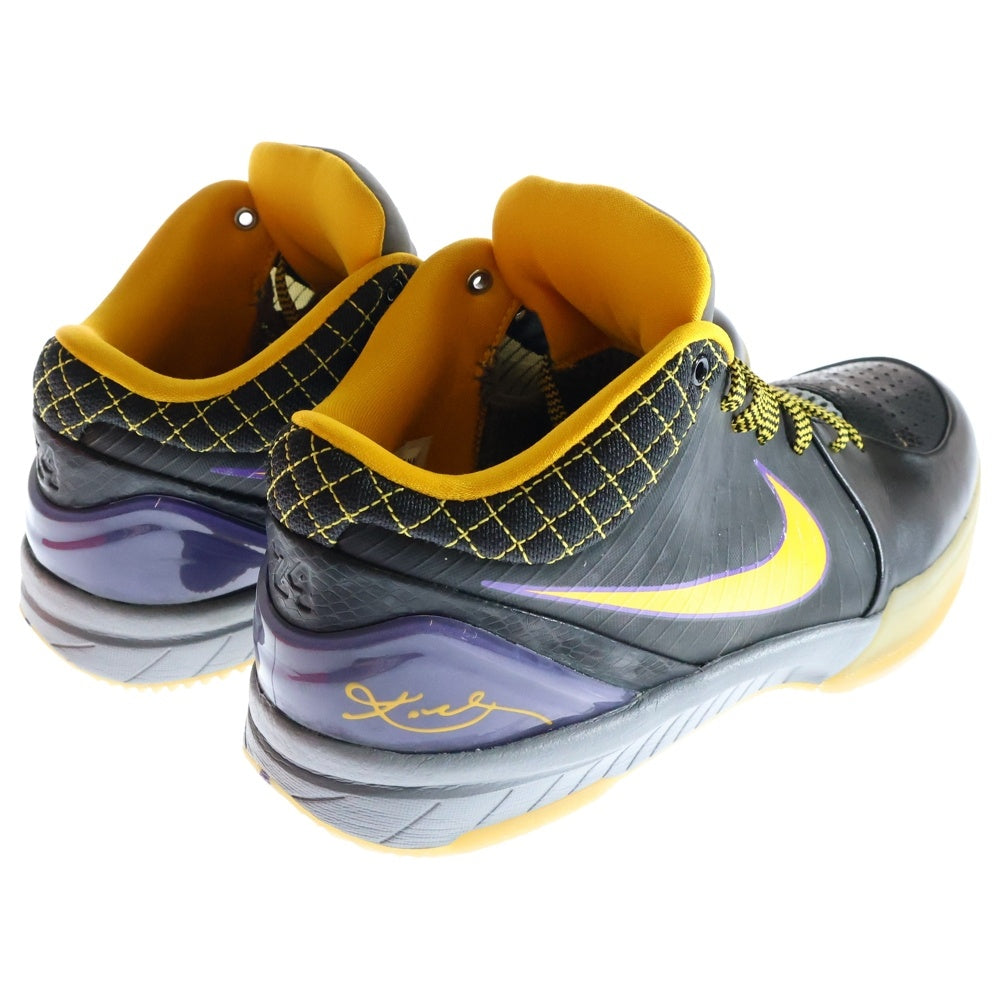 NIKE(ナイキ) 【観賞用2008年製】KOBE 4 CARPE DIEM コービー4 カルペ デニム ローカットスニーカー ブラック/イエロー US9/27cm 344335-001