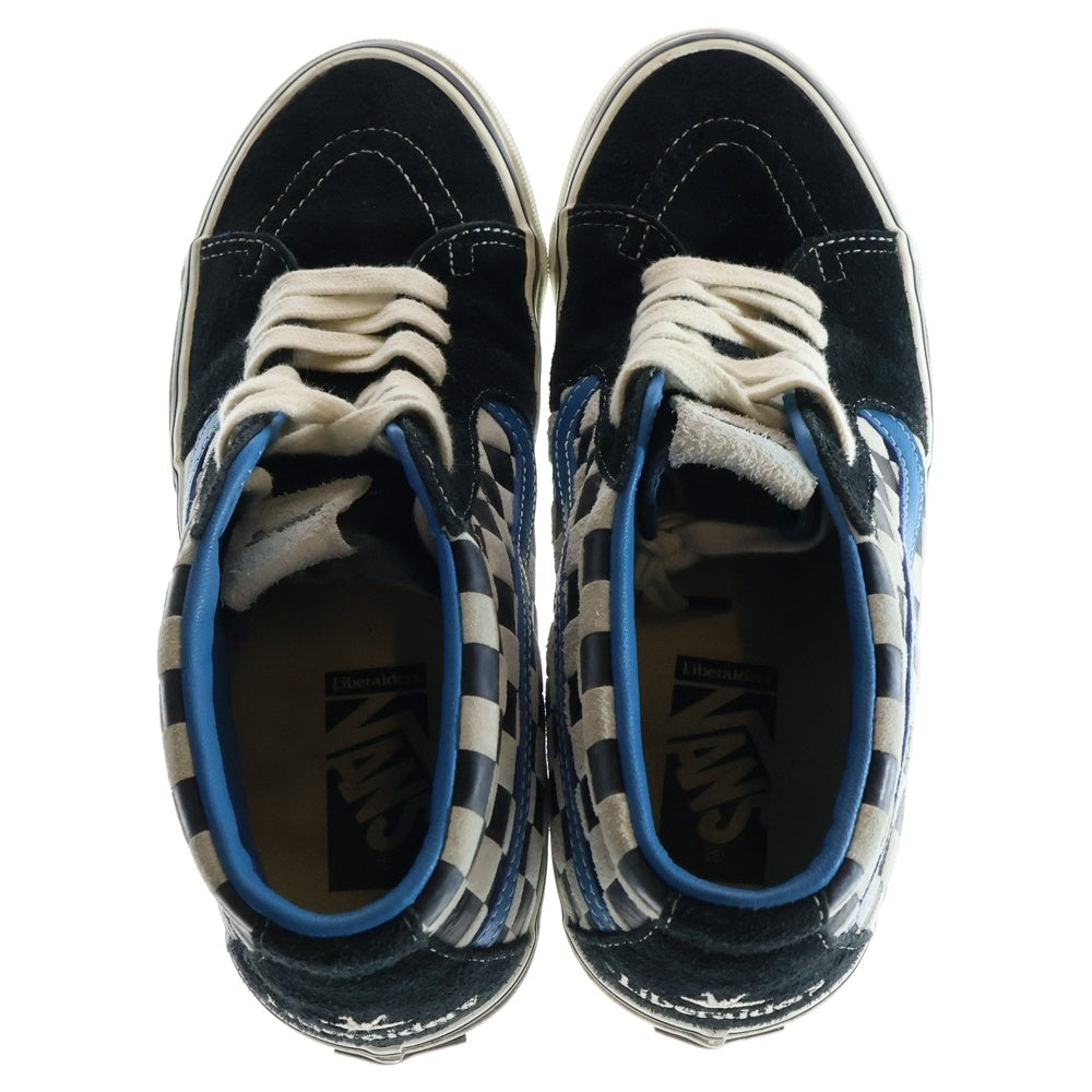 VANS(ヴァンズ) ×Liberaiders SK8-MID REISSUE リベレイダース スケート ミッドカットスニーカー ブラック US8.5/26.5cm VN000N047Z2