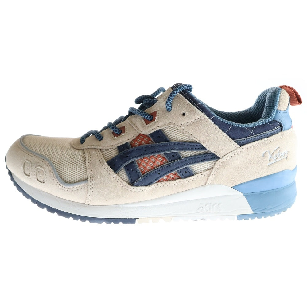 ASICS(アシックス) ×KEBOZ ×MITA SNEAKERS GEL-LYTE3 OG ケボズ ミタスニーカー ゲルライト3 ローカットスニーカー ベージュ/ブルー US9/27cm 1201B030
