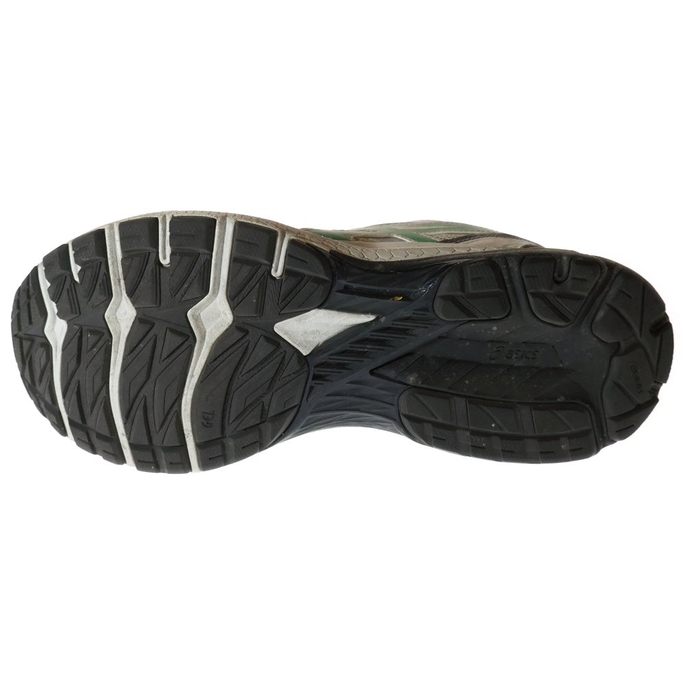 ASICS(アシックス) ×SAN SAN GEAR GEL-TERRAIN サンサンギア ゲルテレイン メッシュ ローカットスニーカー グレー/グリーン US9.5/27.5cm 1203A527-020
