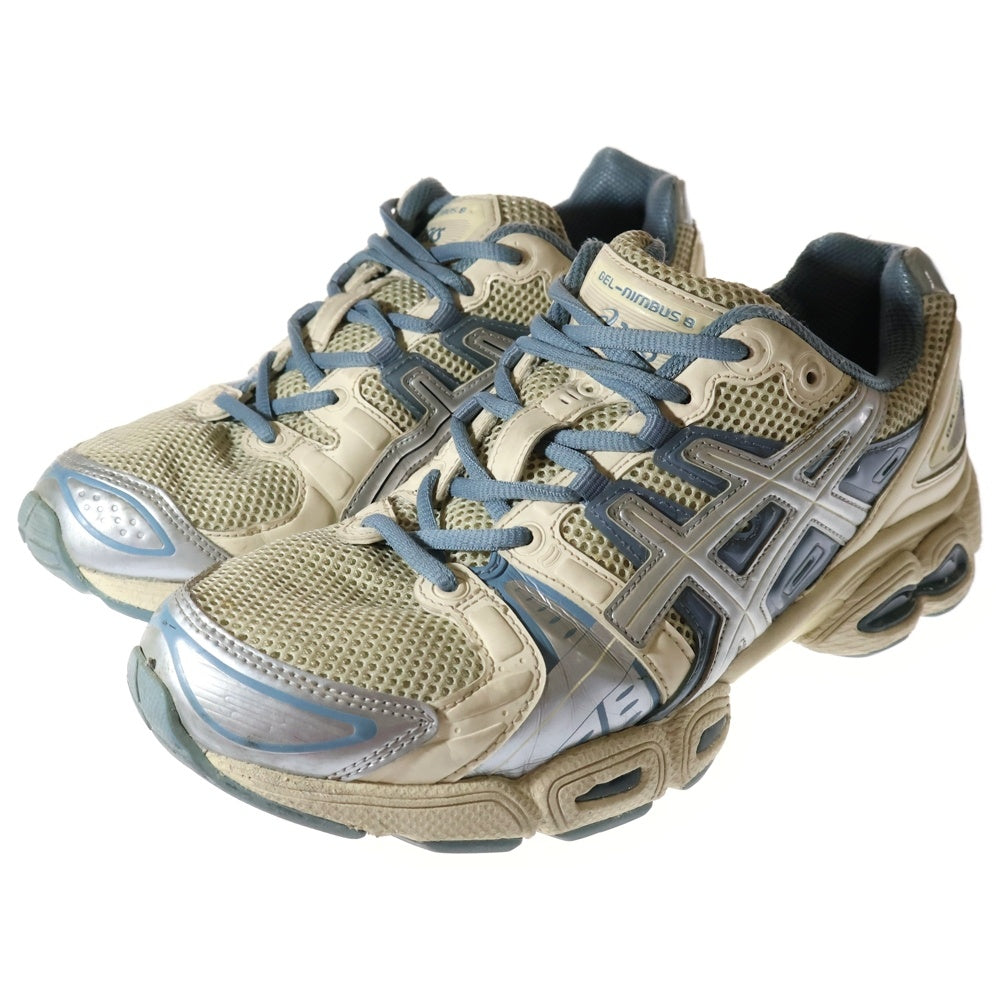 ASICS(アシックス) ×WIND AND SEA GEL-NIMBUS 9 ウィンダンシー ゲルニンバス9 ローカットスニーカー ホワイト/ブルー US8.5/26.5cm 1201A801-101