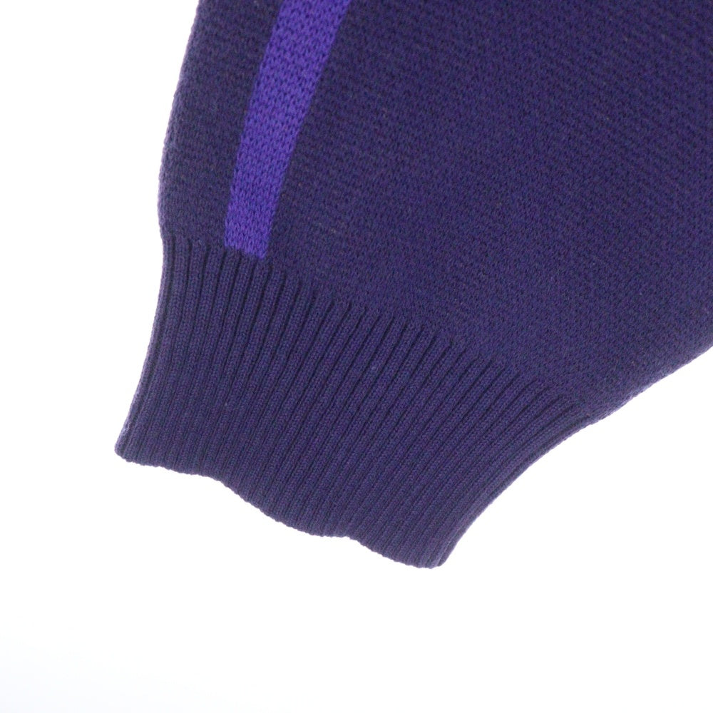 SUPREME(シュプリーム) 25SS ×Umbro Zip Up Sweater アンブロ ロゴ刺繍 コットン ジップアップ ニット セーター パープル