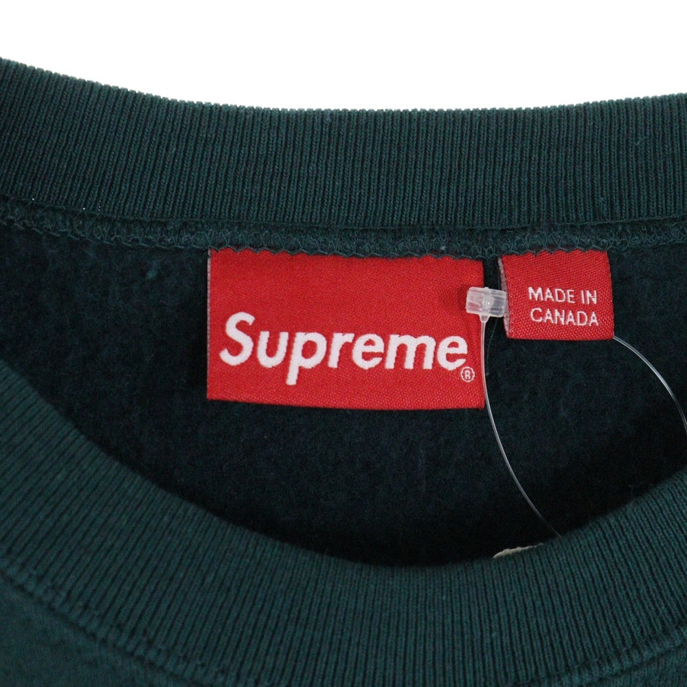 SUPREME(シュプリーム) 22AW Box Logo Crewneck Sweatshirt ボックス ロゴ クルーネック スウェット トレーナー グリーン