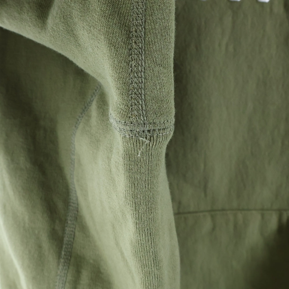 SUPREME(シュプリーム) 23AW Raised Script Hooded レイズド スクリプト フロントロゴ プルオーバー スウェットパーカー フーディ グリーン