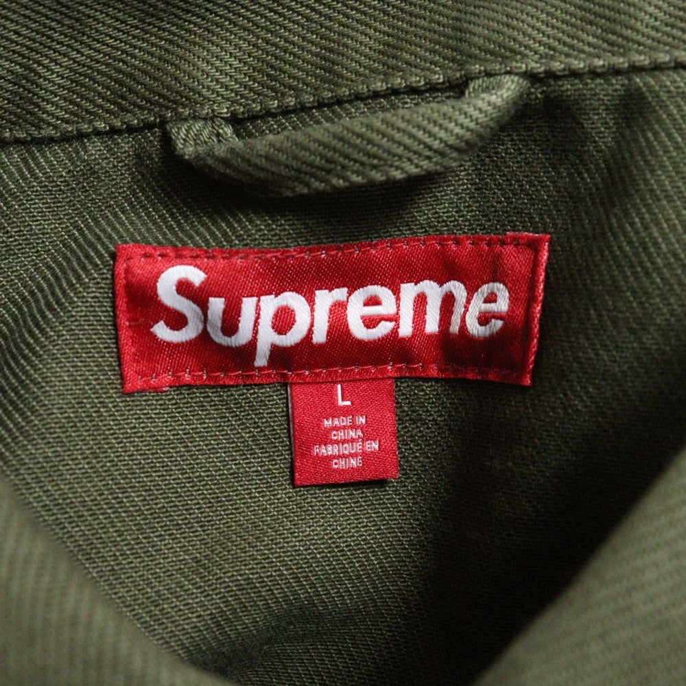 SUPREME(シュプリーム) 24SS Arc Denim Coaches Jacket ロゴデニム コーチジャケット カーキ