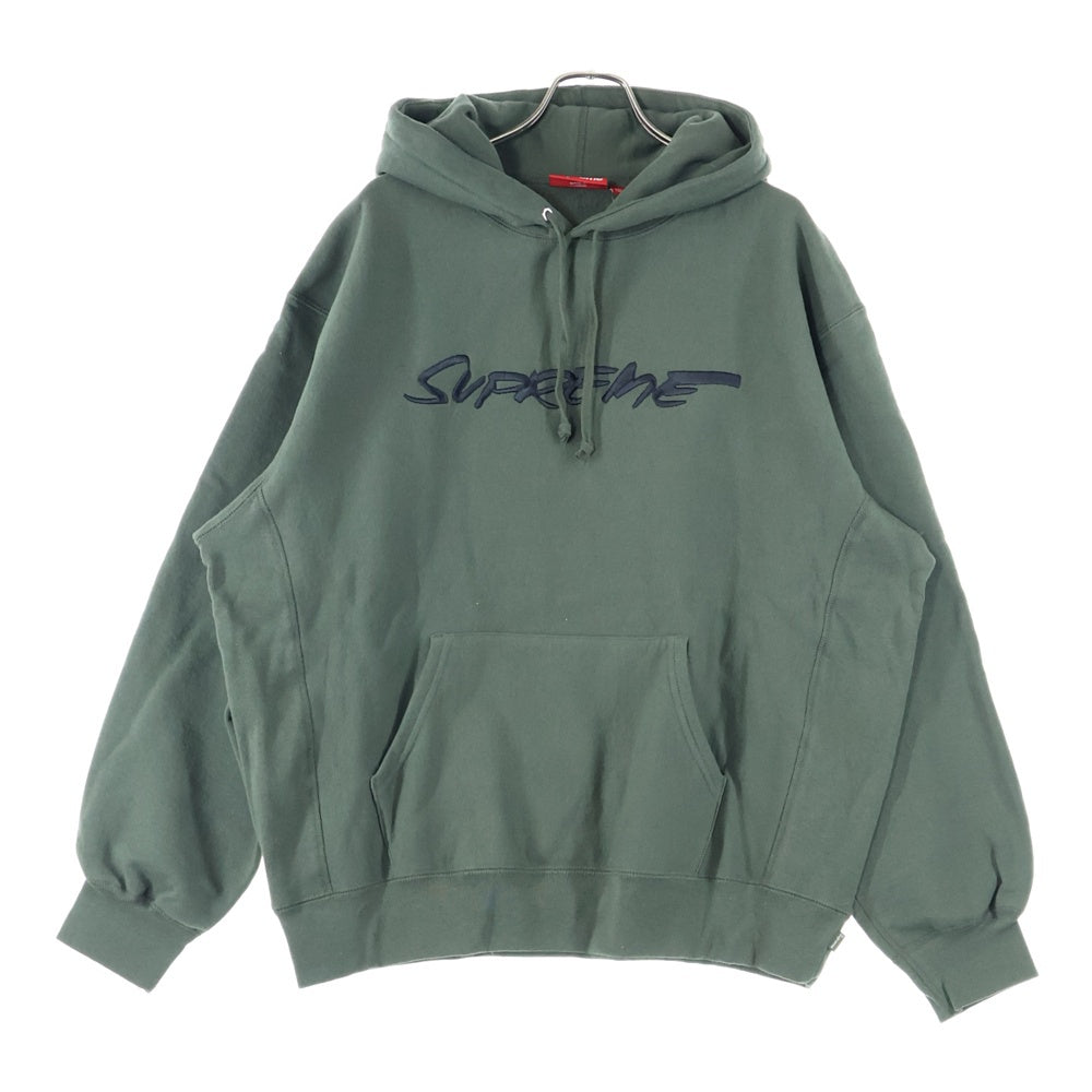 SUPREME(シュプリーム) 24SS Futura Hooded Sweatshirt フューチュラロゴ スウェット プルオーバーパーカー フーディ カーキ
