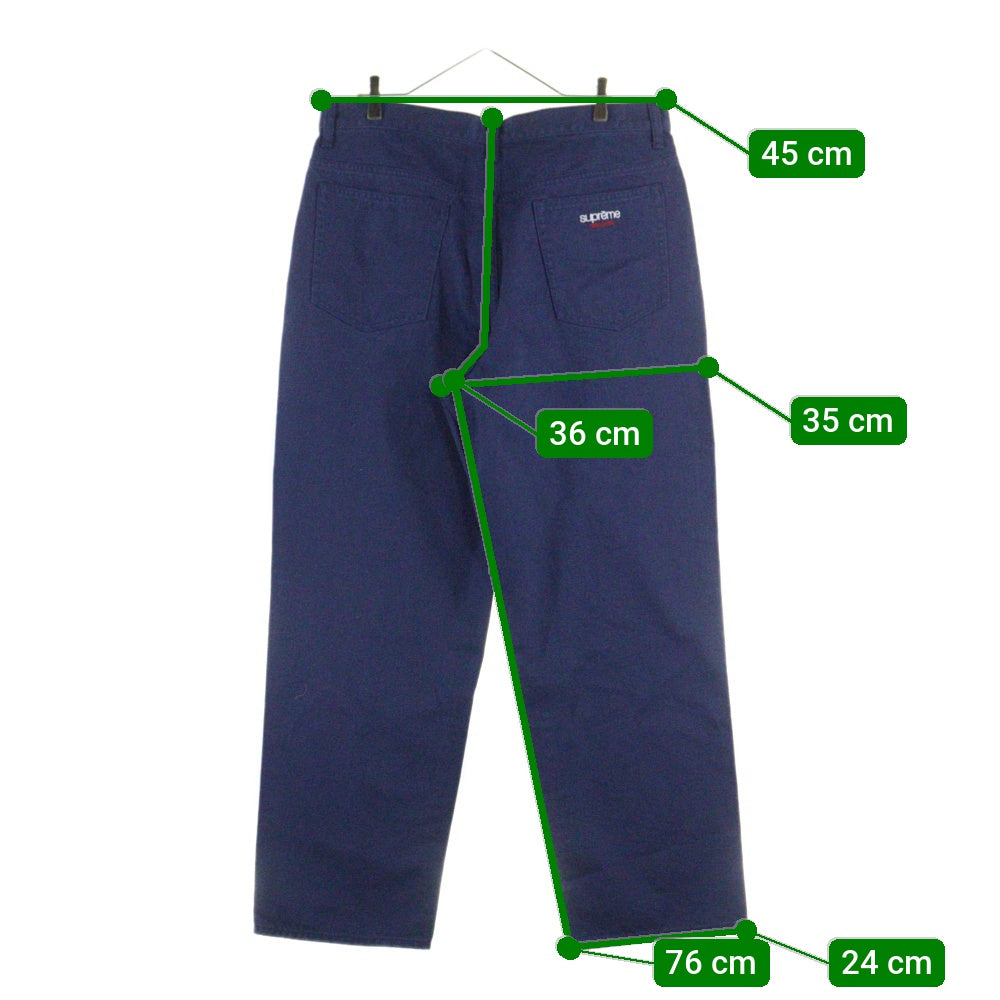 SUPREME(シュプリーム) 24SS Baggy Jean バギージーンズ ワイド デニムパンツ ブルー