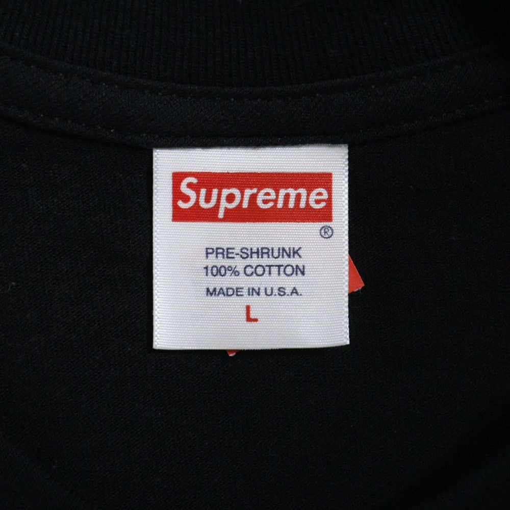 SUPREME(シュプリーム) 23SS Motion Logo Tee モーション ロゴ プリント クルーネック 半袖Tシャツ カットソー ブラック