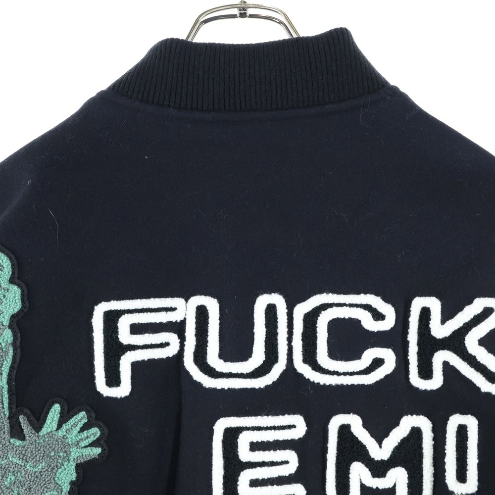 SUPREME(シュプリーム) 23SS Tourist Varsity Jacket ツーリスト バーシティ スタジアムジャケット ブラック