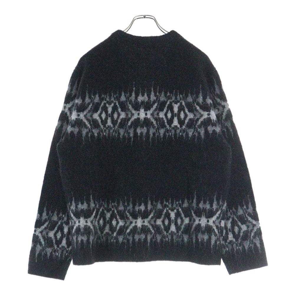 SUPREME(シュプリーム) 22AW Abstract Stripe Cardigan アブストラクト ストライプ ニットカーディガン ブラック/グレー