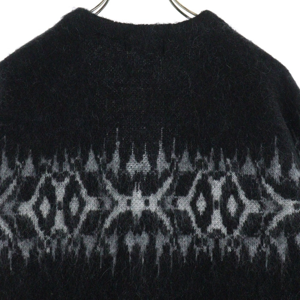 SUPREME(シュプリーム) 22AW Abstract Stripe Cardigan アブストラクト ストライプ ニットカーディガン ブラック/グレー
