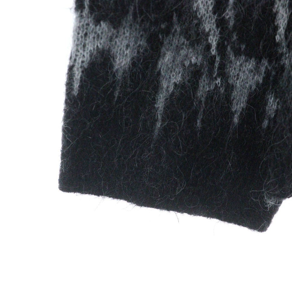 SUPREME(シュプリーム) 22AW Abstract Stripe Cardigan アブストラクト ストライプ ニットカーディガン ブラック/グレー