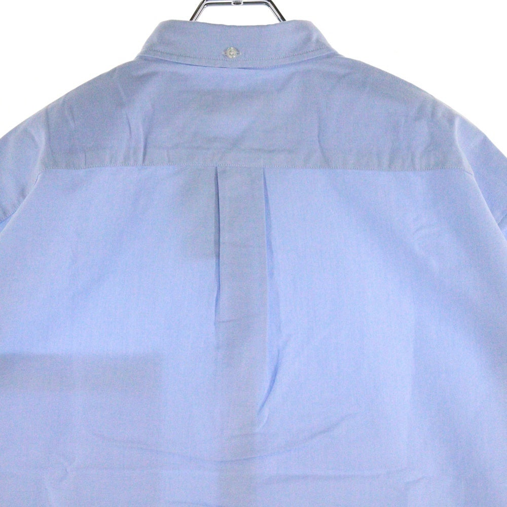 SUPREME(シュプリーム) 24SS Light Fit S/S Oxford Shirt ライトフィット フロントロゴ刺繍 オックスフォード 半袖シャツ ブルー