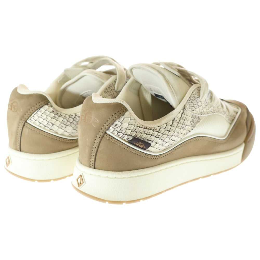 DIOR(ディオール) 22AW ×Travis Scott B713 Cactus Jack Dior Sneaker トラヴィススコット B713 カクタスジャック パイソン切り替え レザー ローカットスニーカー 3SN281ZNX76141