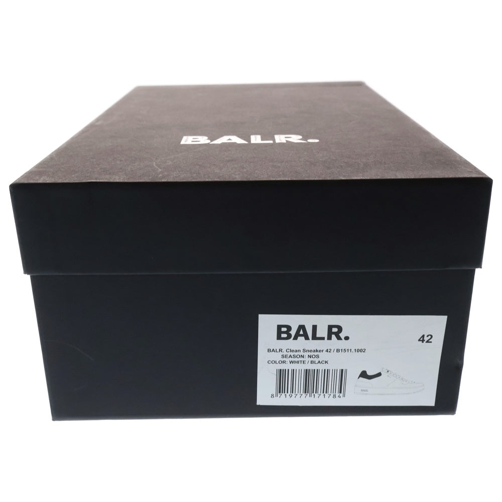 BALR.(ボーラー) レザー ローカットスニーカー ホワイト B1511.1002